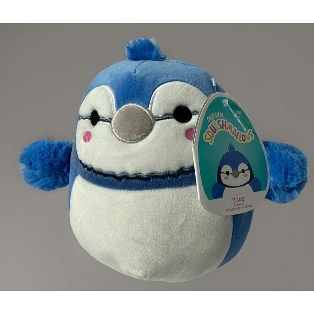 Squishmallows‎ 8" Babs the Blue Jay Kellytoys Jazwares 2022 W/tags